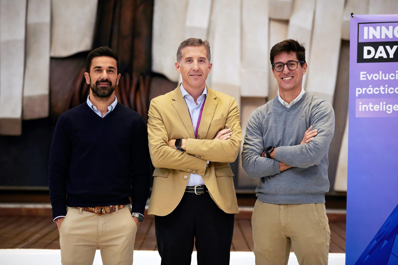 Los fundadores de la empresa en la pasada edición del Innovation Day. Los fundadores de la empresa en la pasada edición del Innovation Day.