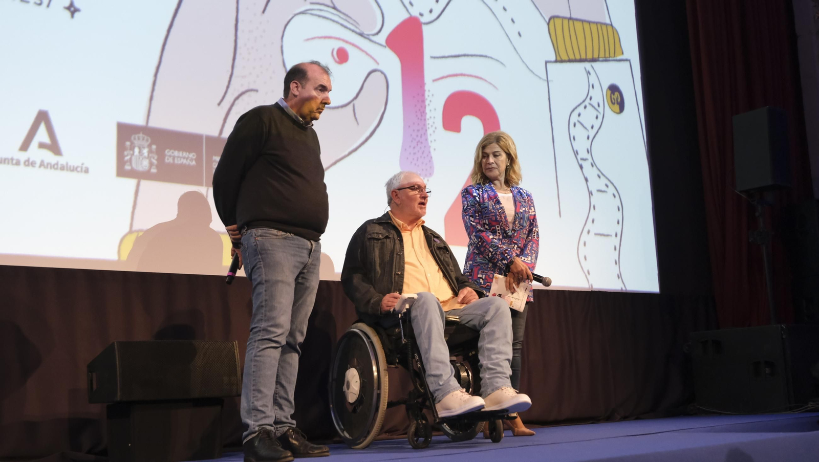 Enrique Iznaola, Antonio Sánchez de Amo y Paola Laynez.