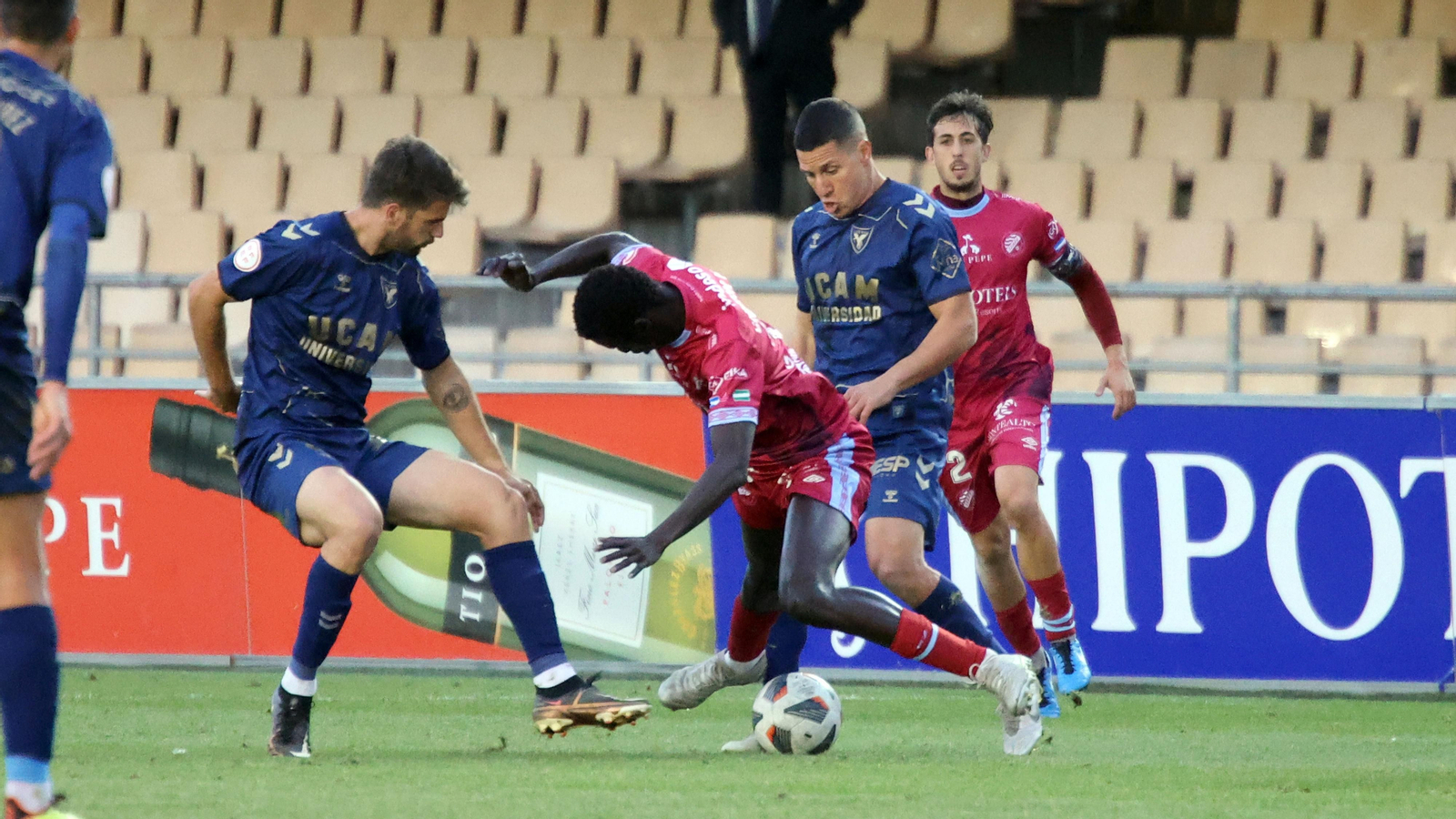 Xerez DFC contra UCAM Murcia en Chapín