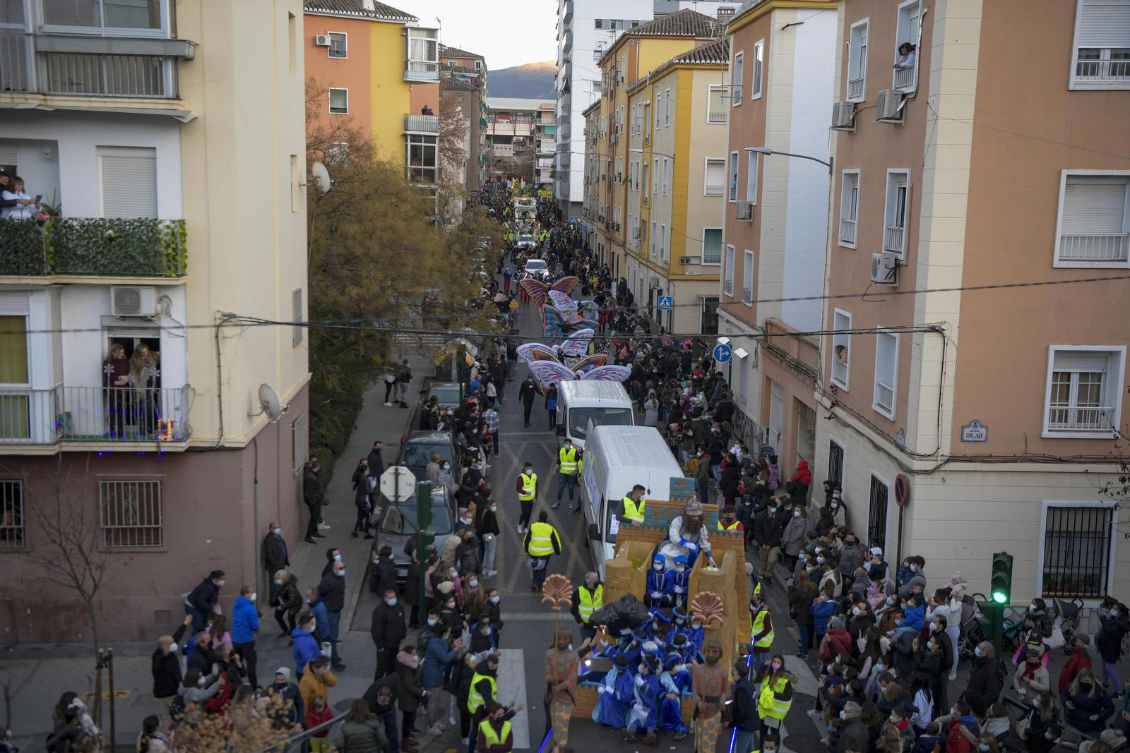 Fotos de la cabalgata de Reyes Magos de Granada 2022