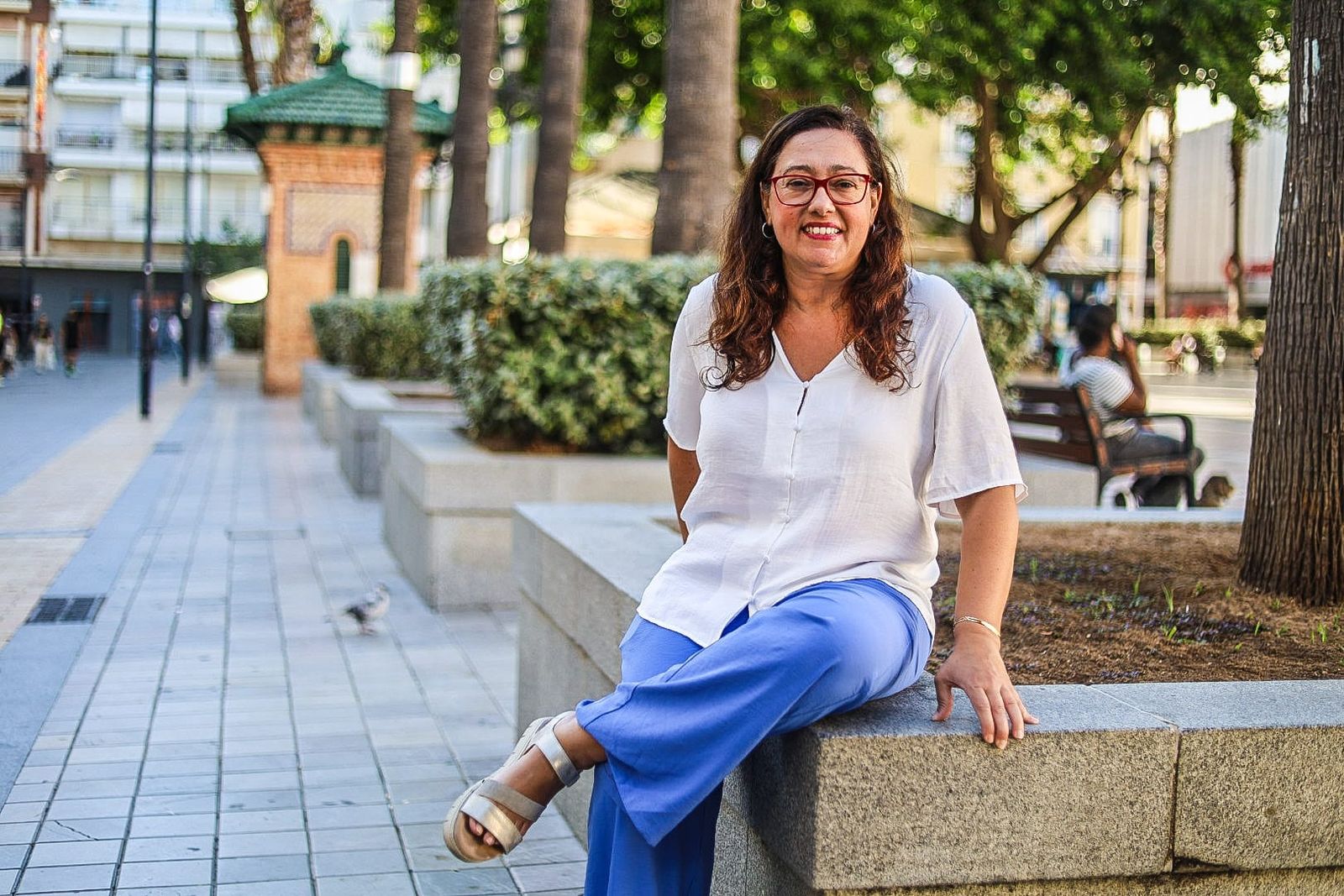 La presidenta del Fundación Cajasol Sporting Huelva, Manuela Romero.