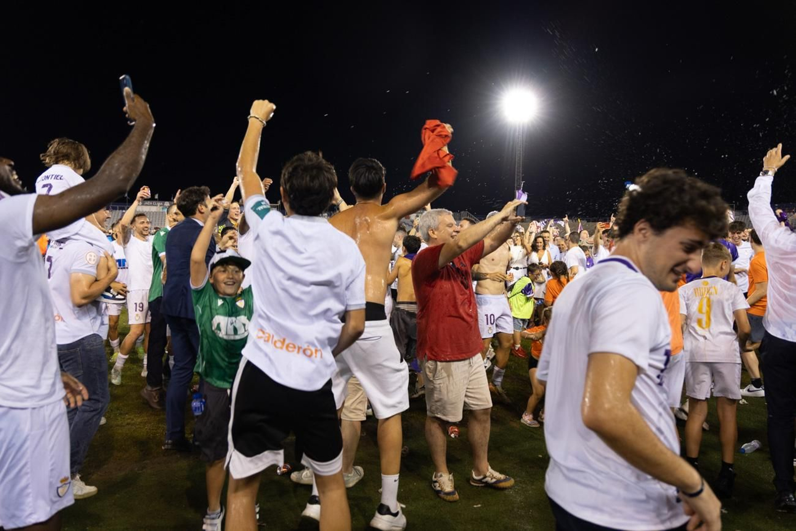 La celebración del Real Jaén.