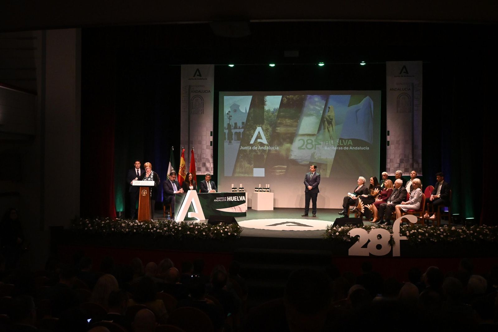 Premios de las Banderas de Andalucía en Huelva, en imágenes