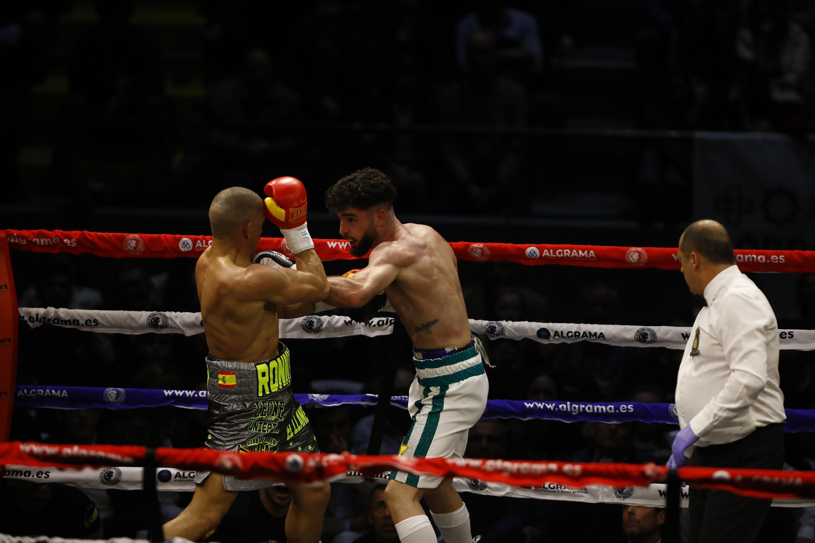 Las imágenes del combate entre José Luis Navarro Jr y Ronny Landaeta en Córdoba