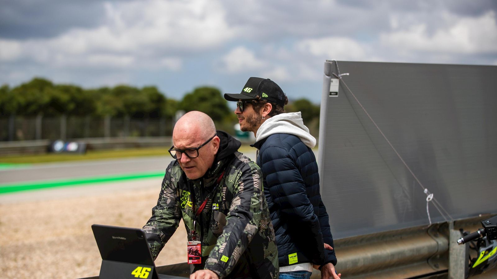 Valentino Rossi también estuvo en Portimao.