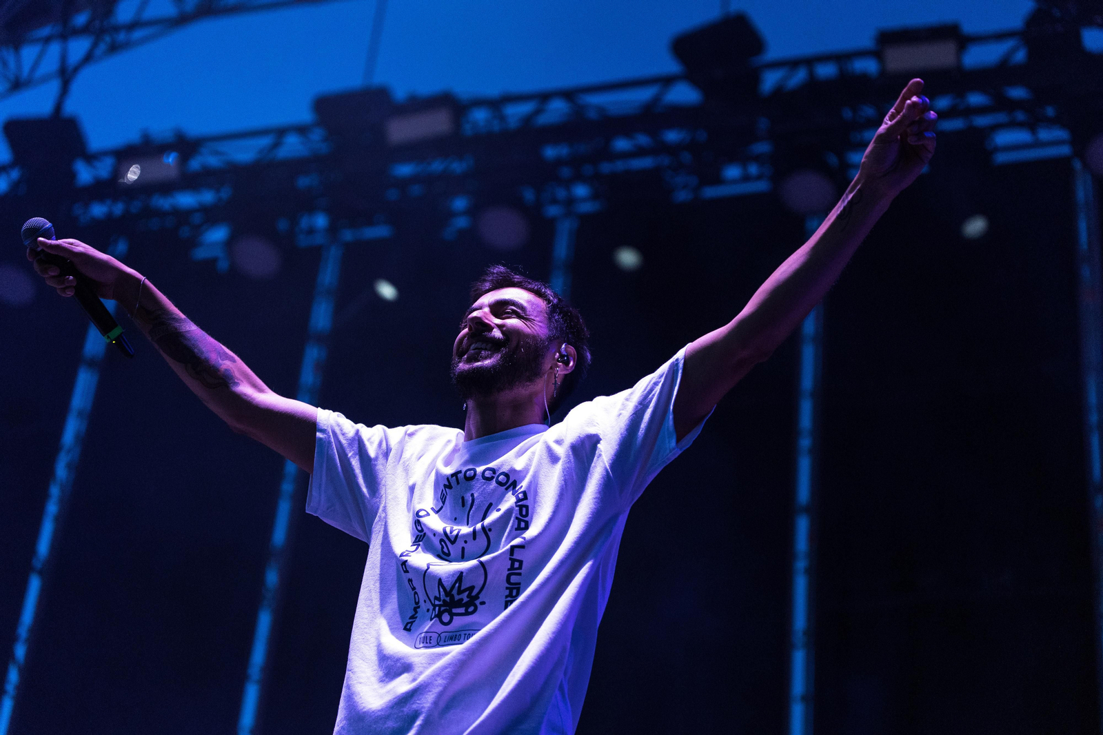 Raúle, en concierto en el Bahía Sound de San Fernando