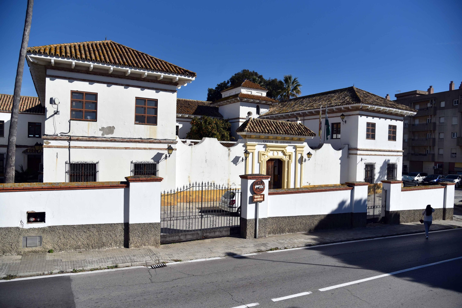 El Palacio de Marzales, sede de los juzgados de lo Penal en Algeciras.