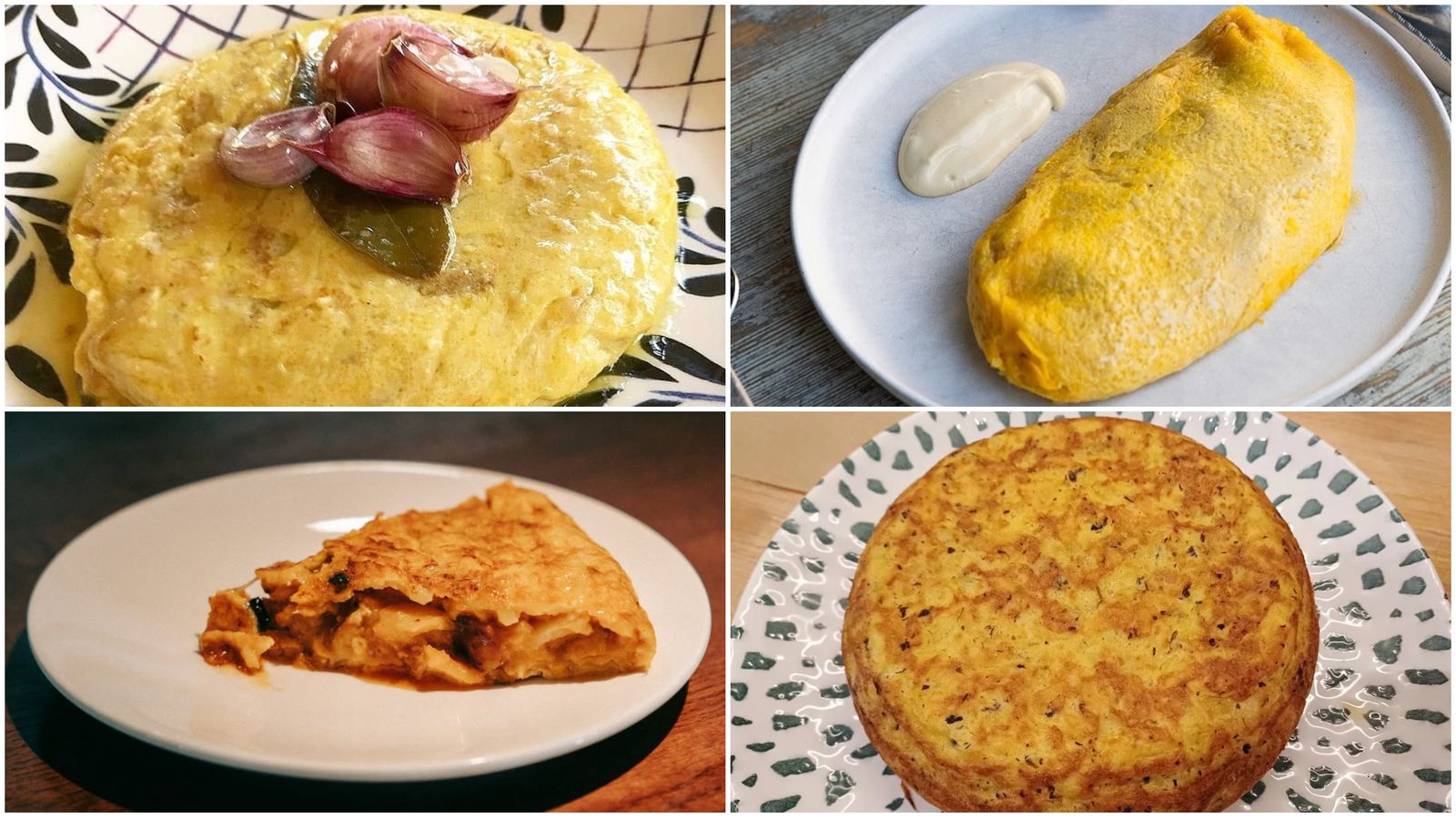 Tortillas de La Taberna de Mike Palmer, Base9, Bar Cotxino y Uvedoble.