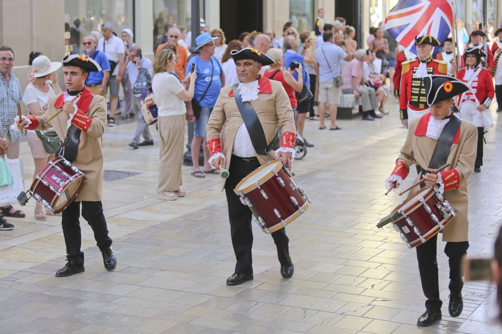Las fotos del desfile en Málaga en recuerdo a Bernardo de Gálvez