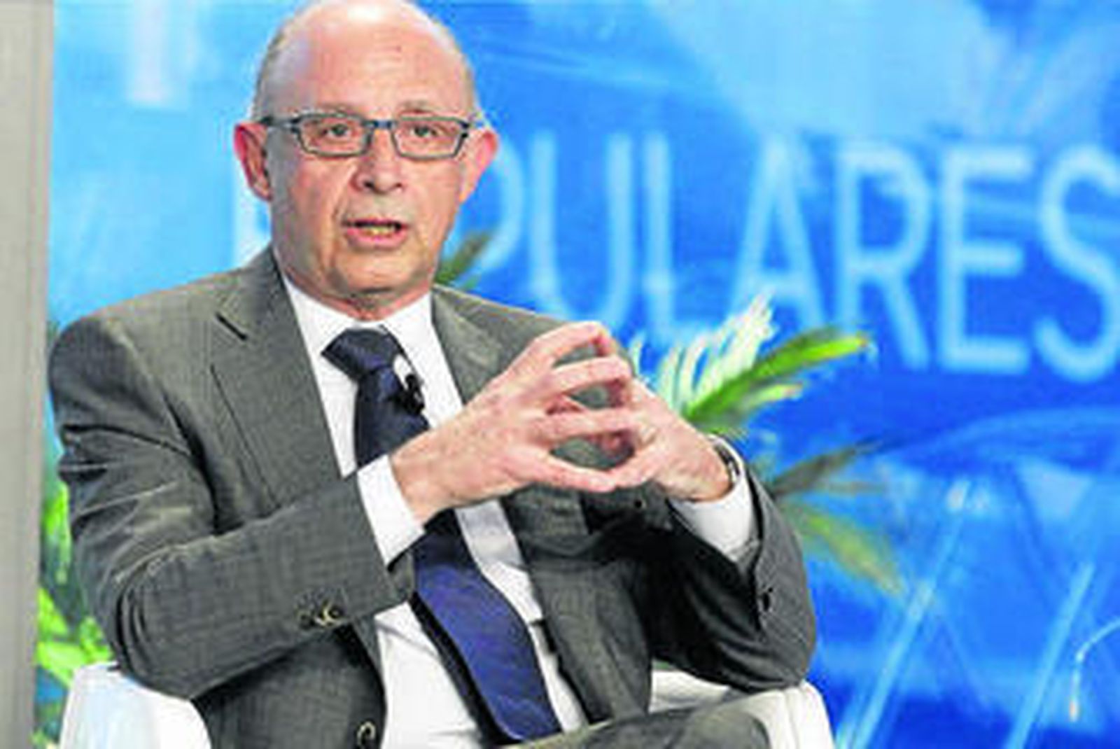 Cristóbal Montoro, ayer en un curso de verano de su partido.