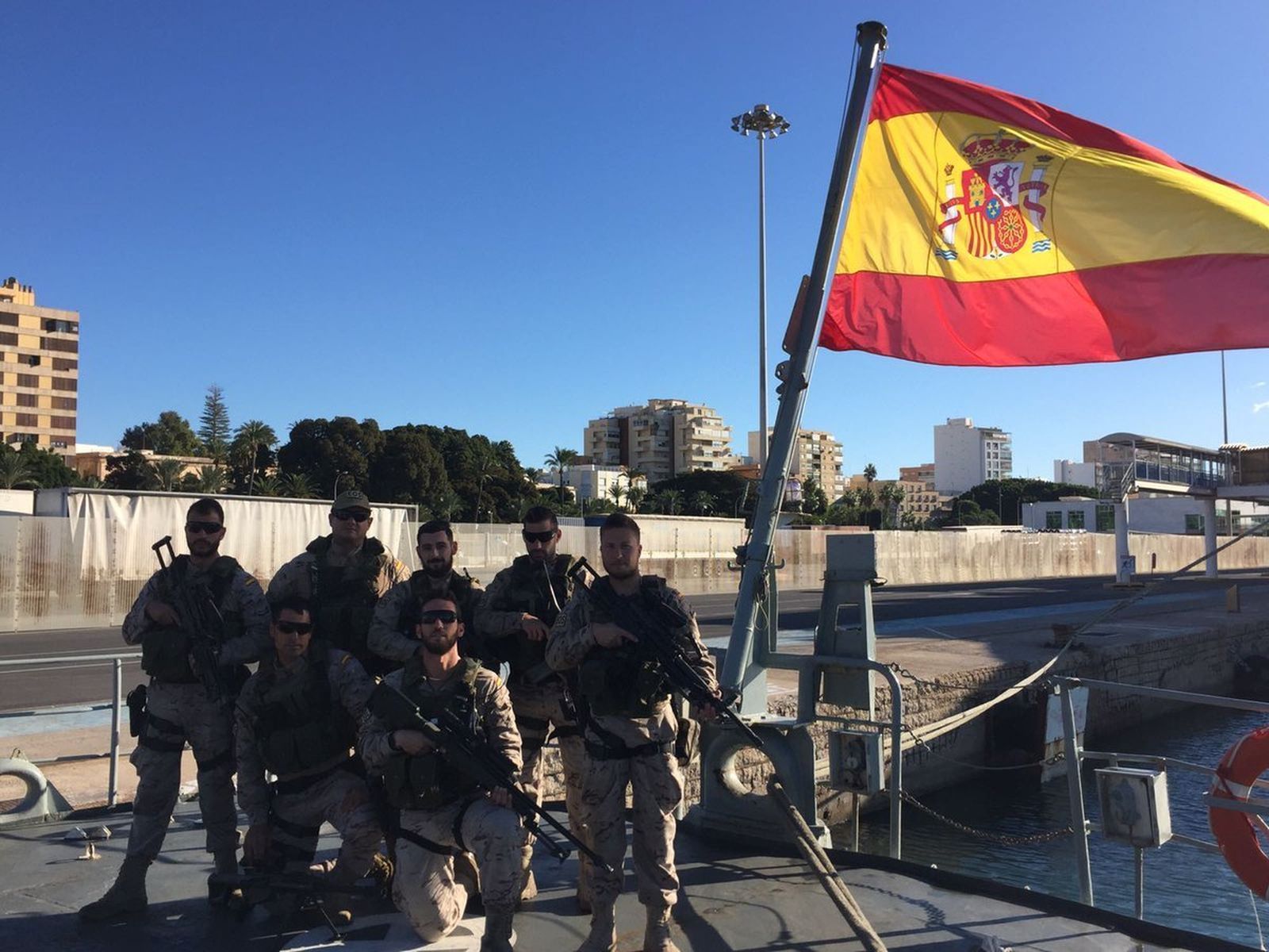 La escala sin visitas del Infanta Elena