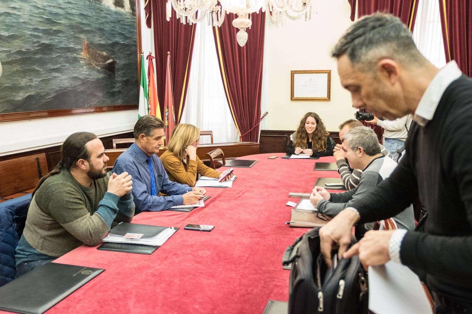 Una imagen de la reunión.