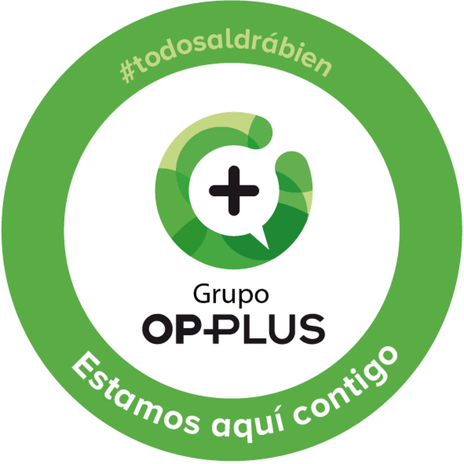 Pegatinas del Grupo Opplus.