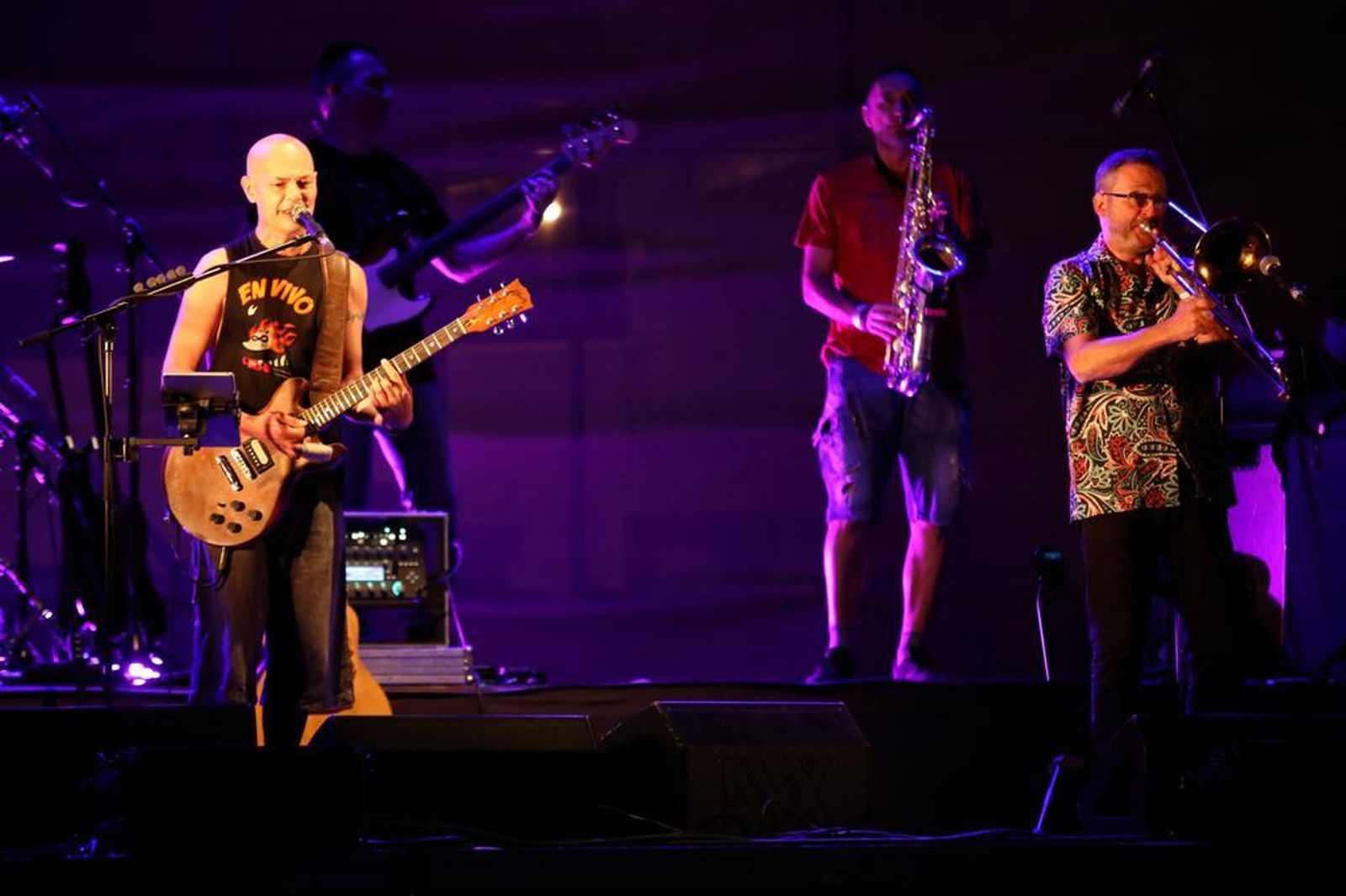 Celtas Cortos, durante el concierto que ofreció en San Fernando.