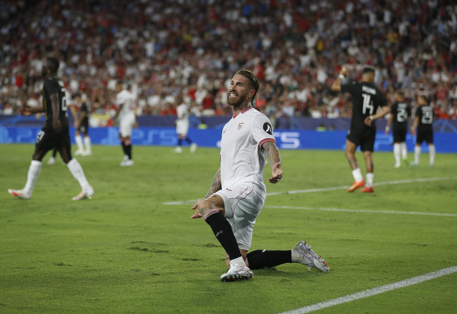 Las fotos del Sevilla-Lens de Champions