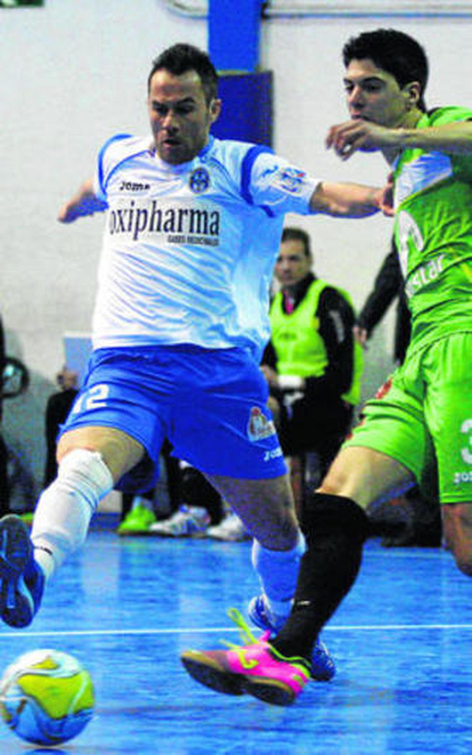 El Oxipharma plantó cara al Inter Movistar y llegó incluso a adelantarse en el marcador.