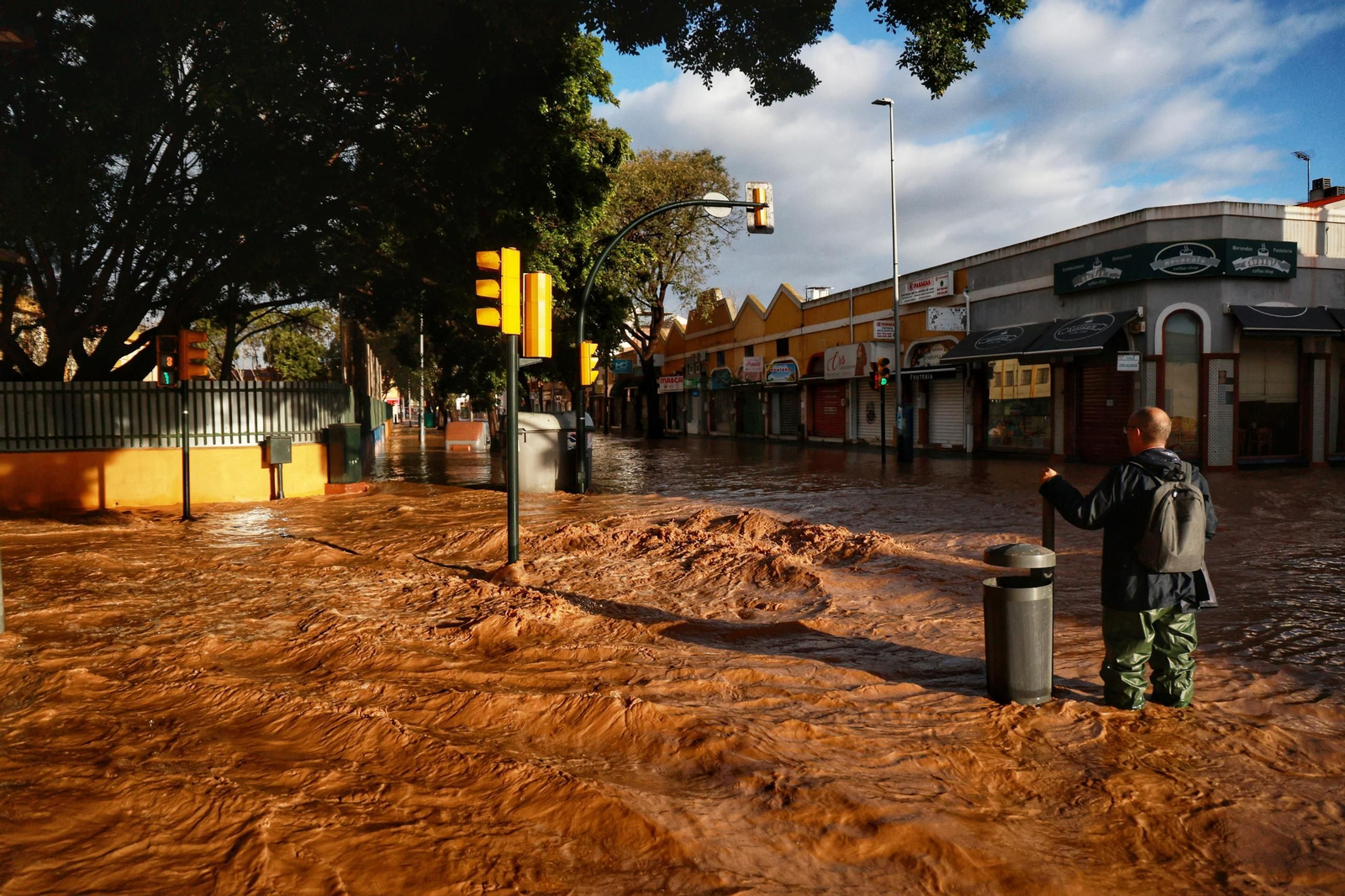 El ditrito malagueño de Campillos tras las lluvias de la borrasca 'Laurence', en imágenes
