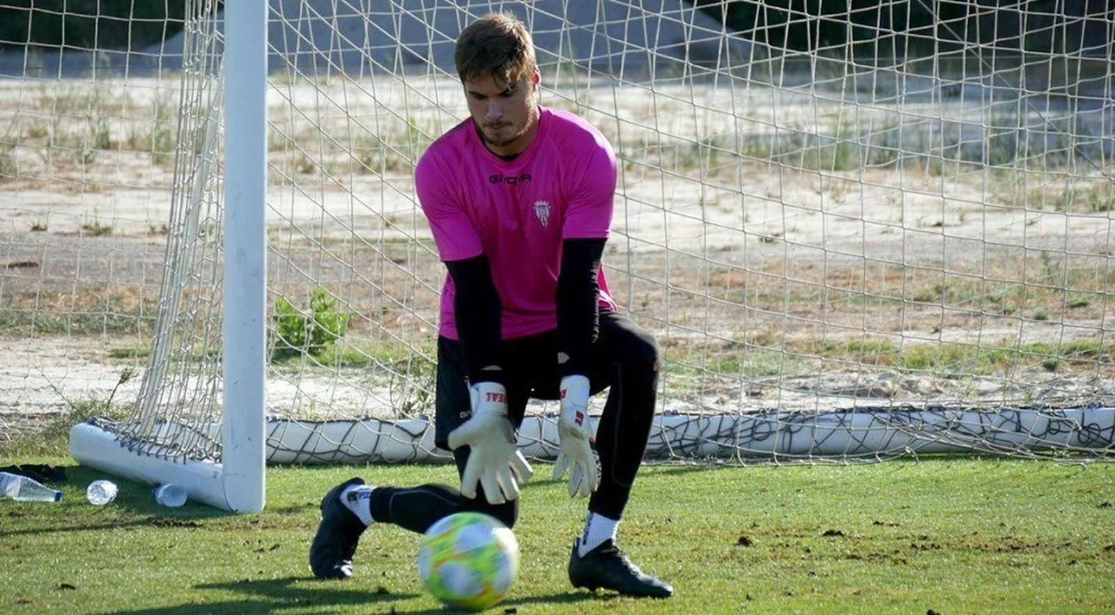 Juliaan Laverge, durante un entrenamiento.