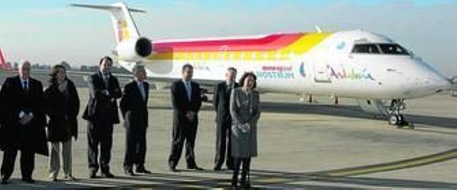 El primer trayecto de la ruta aérea con obligación de servicio público entre Almería y Sevilla tuvo lugar el 15 de enero de 2010.