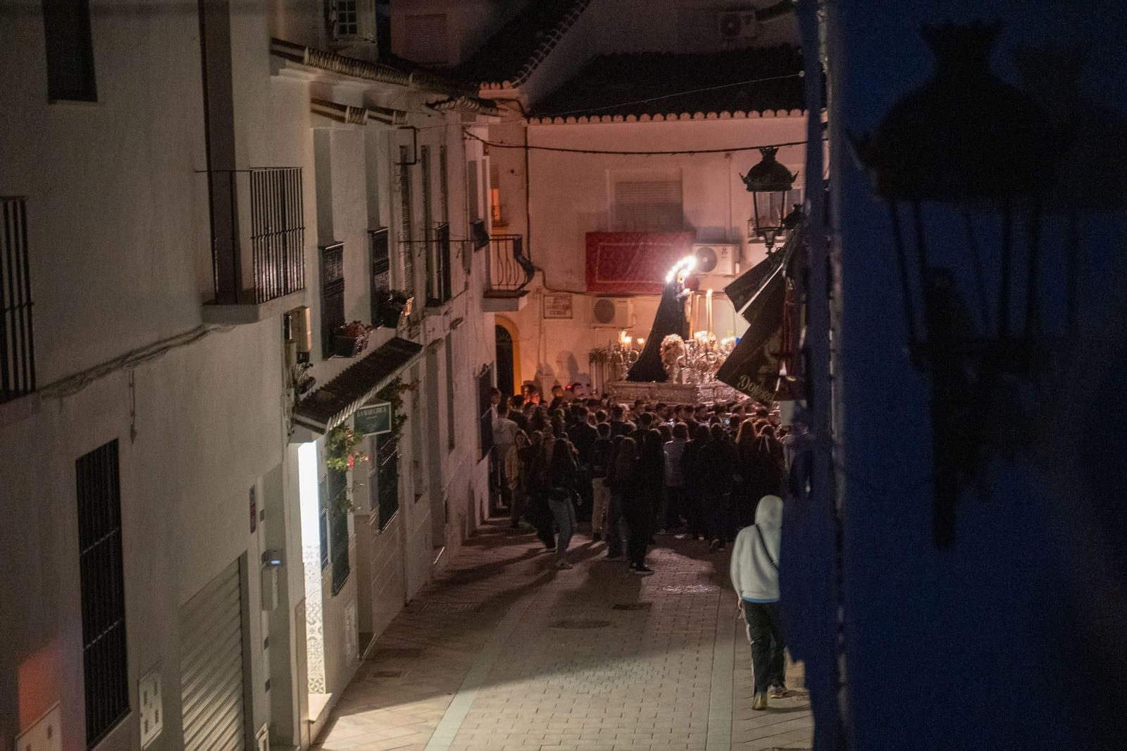 El Yacente y el Cristo de la Redención el Viernes Santo en Benalmádena, en fotos
