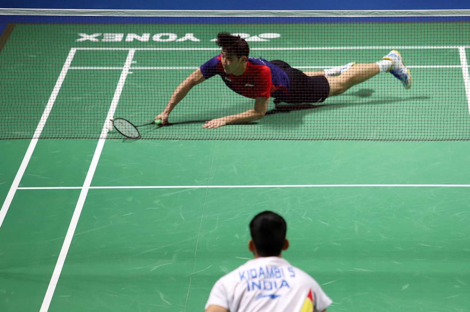 Huelva 2021: final masculina KIDAMBI Srikanth-LOH Kean Yew. Mundial de Bádminton Huelva´21