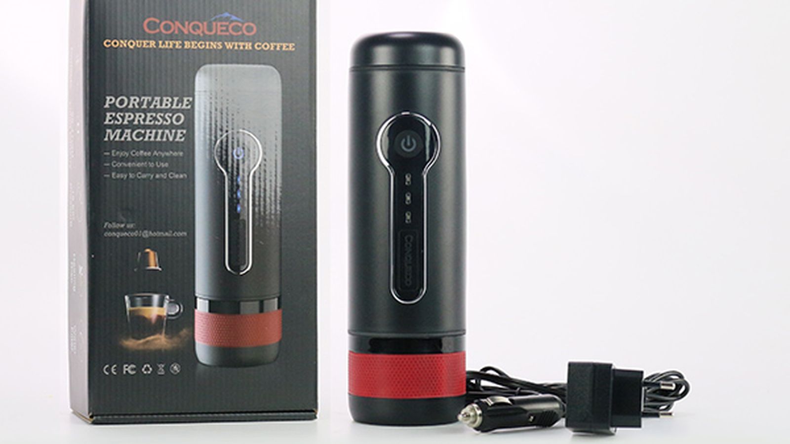CONQUECO cafetera portátil automática