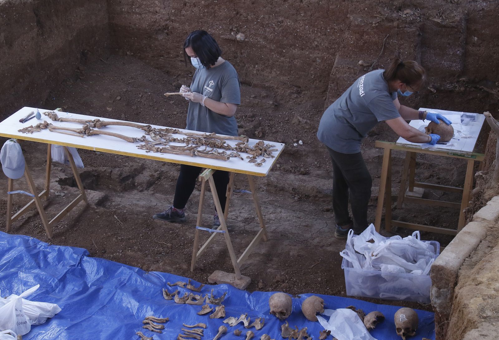 Visita a la fosa de Pico Reja