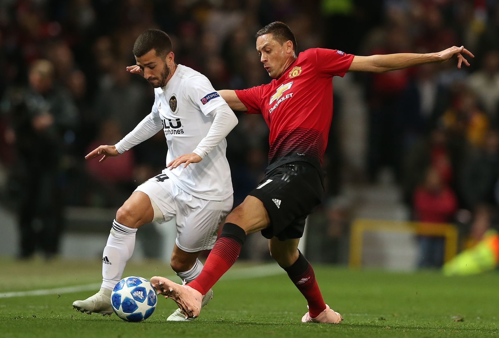 El Manchester United-Valencia, en imágenes