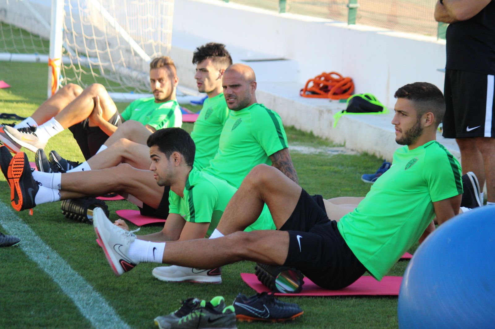 Adri y Nano arrastraban diversas molestias musculares.