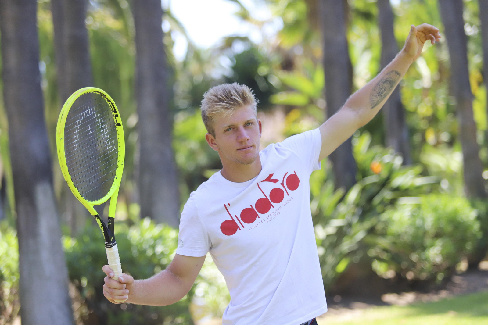 Las fotos de Alejandro Davidovich antes de acudir a Roland Garros
