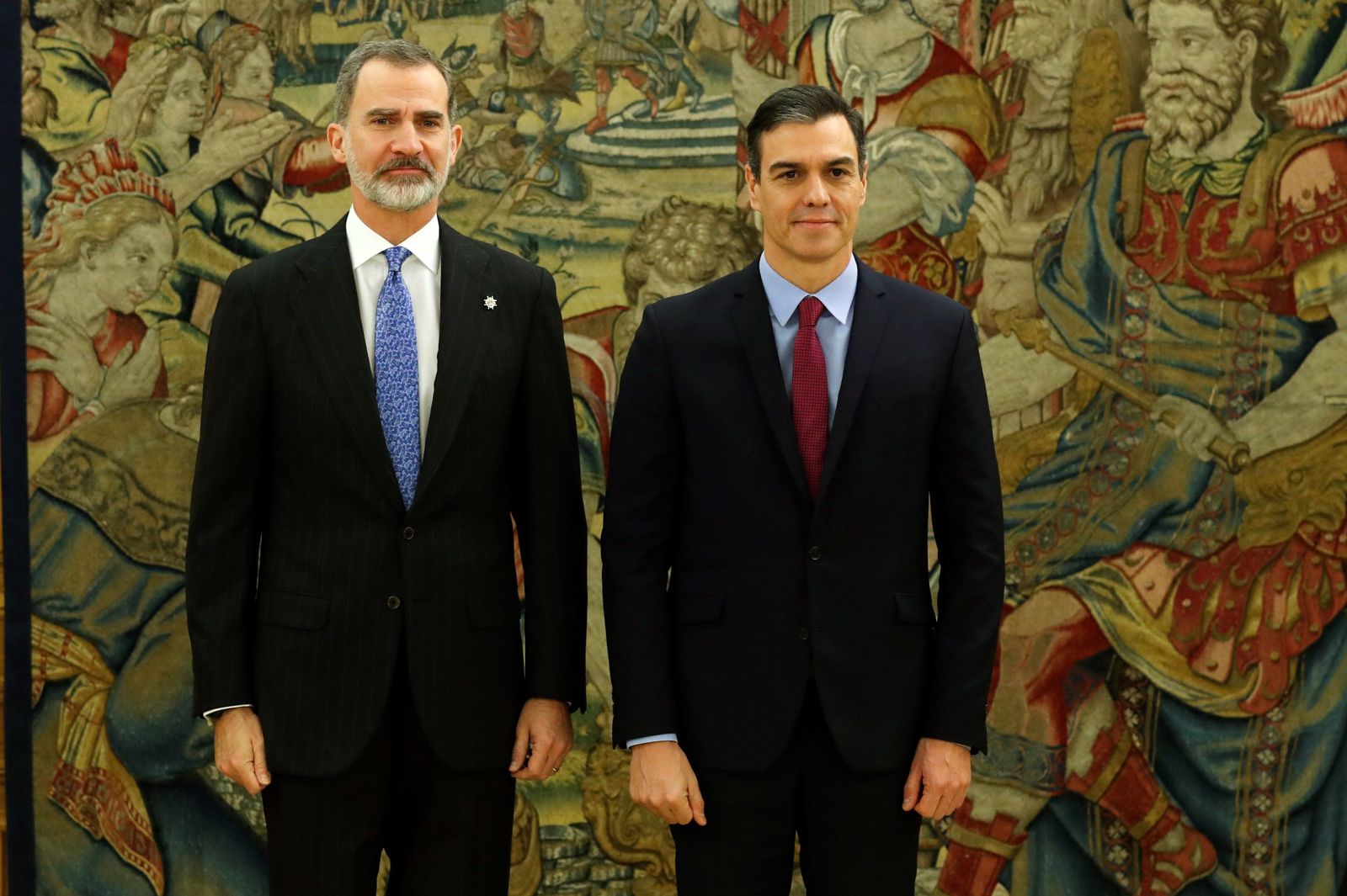 Felipe VI y Pedro Sánchez.