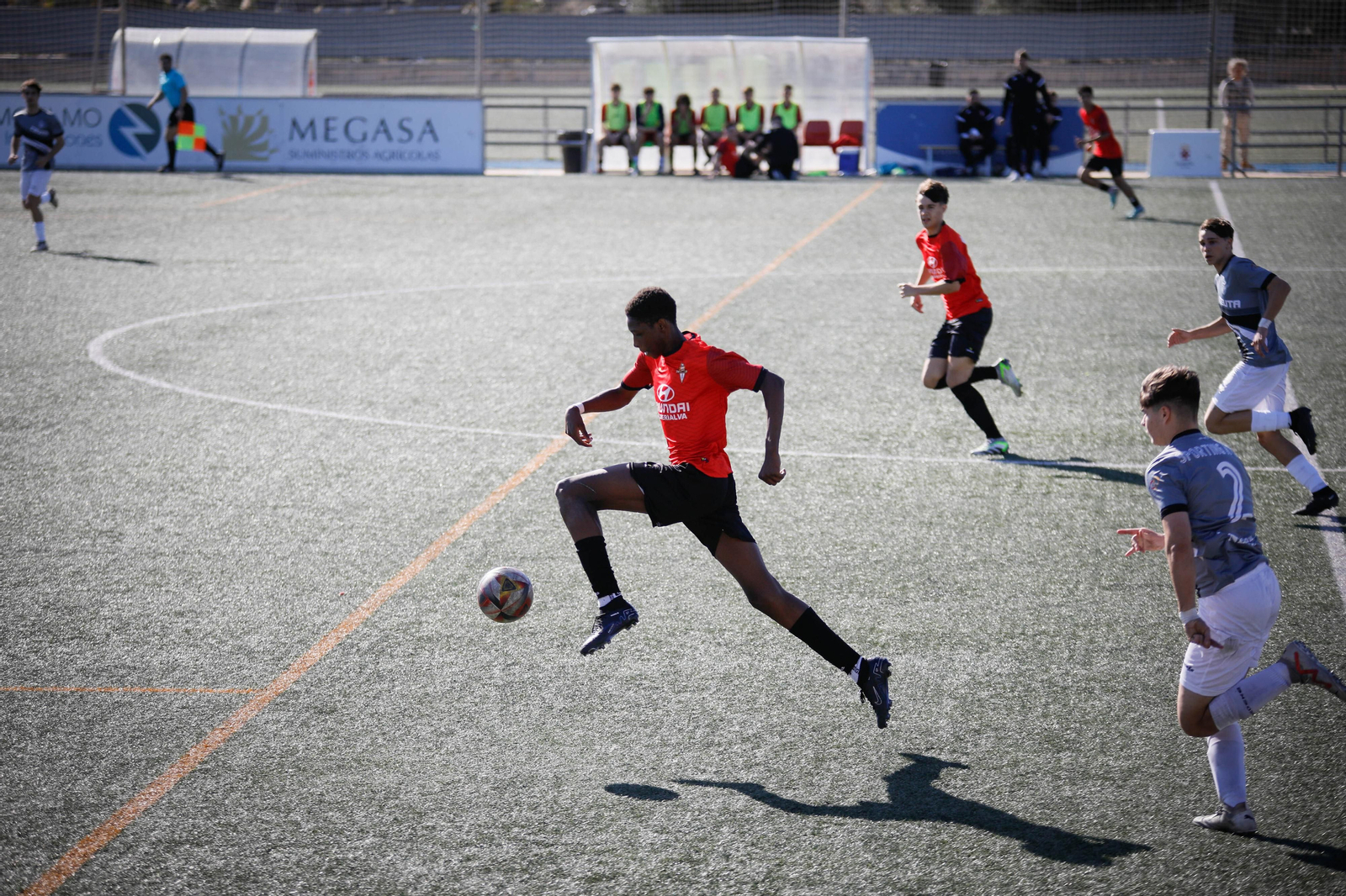Imágenes del partido entre la Cañada y el Sporting Atlético