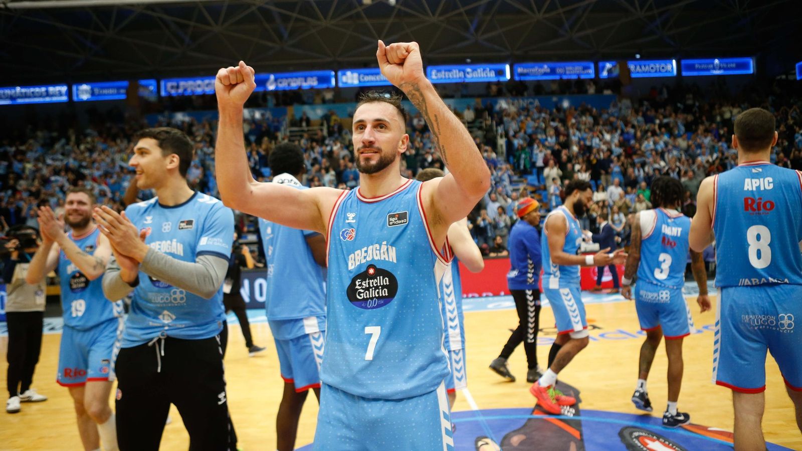 El Breogán Lugo-Unicaja Málaga, en fotos