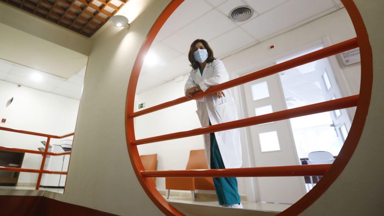 Carmen de la Fuente, en el Edificio de Gobierno del Reina Sofía.