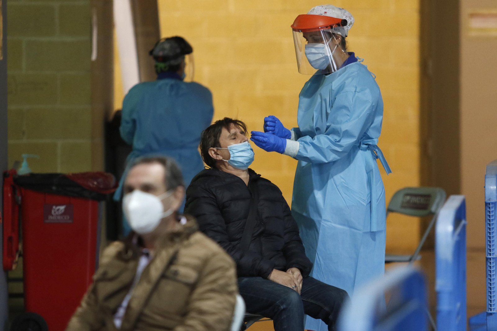 Las fotos del cribado en Vista Alegre