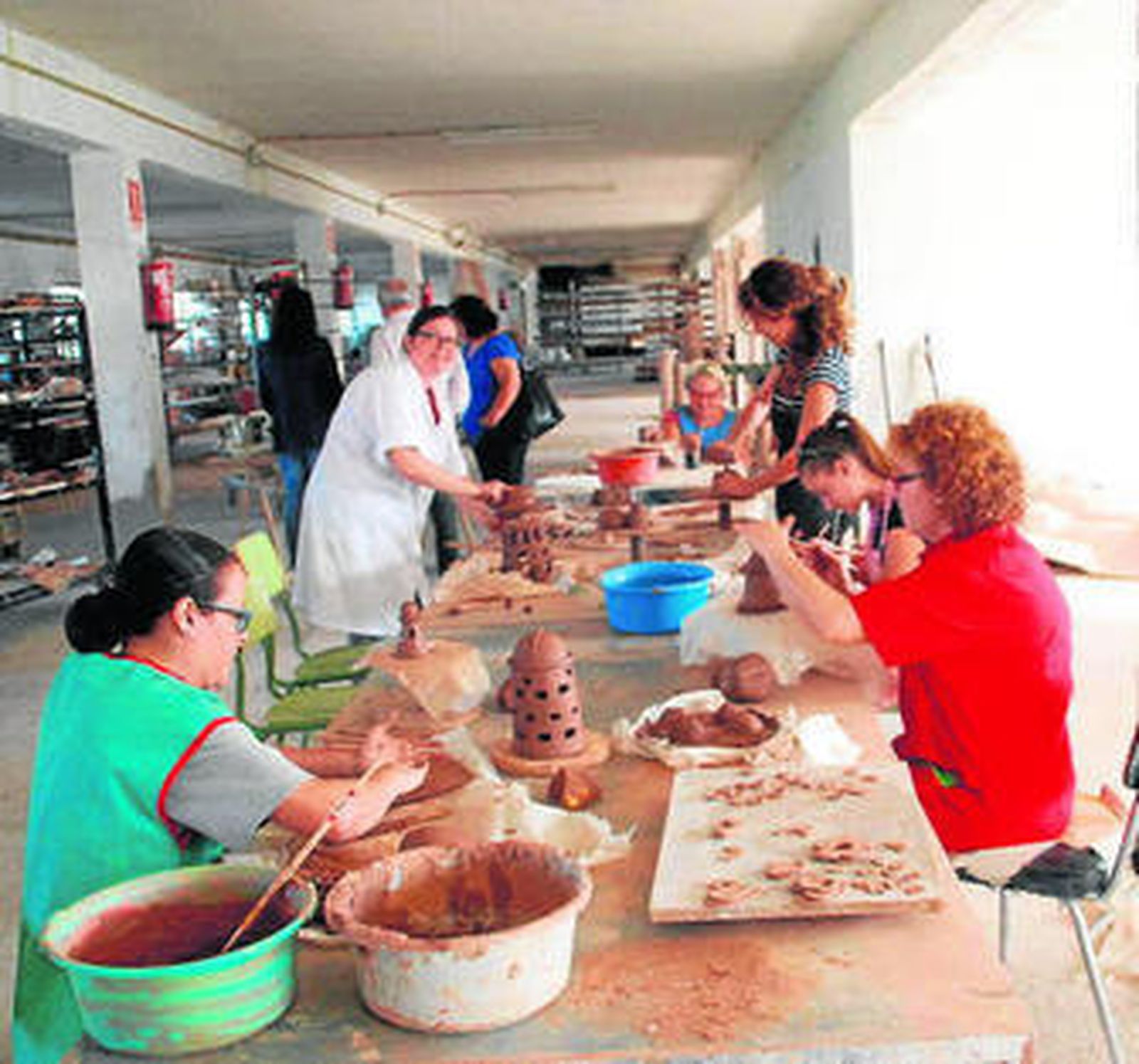 El año pasado se celebró la primera edición del taller de cerámica.