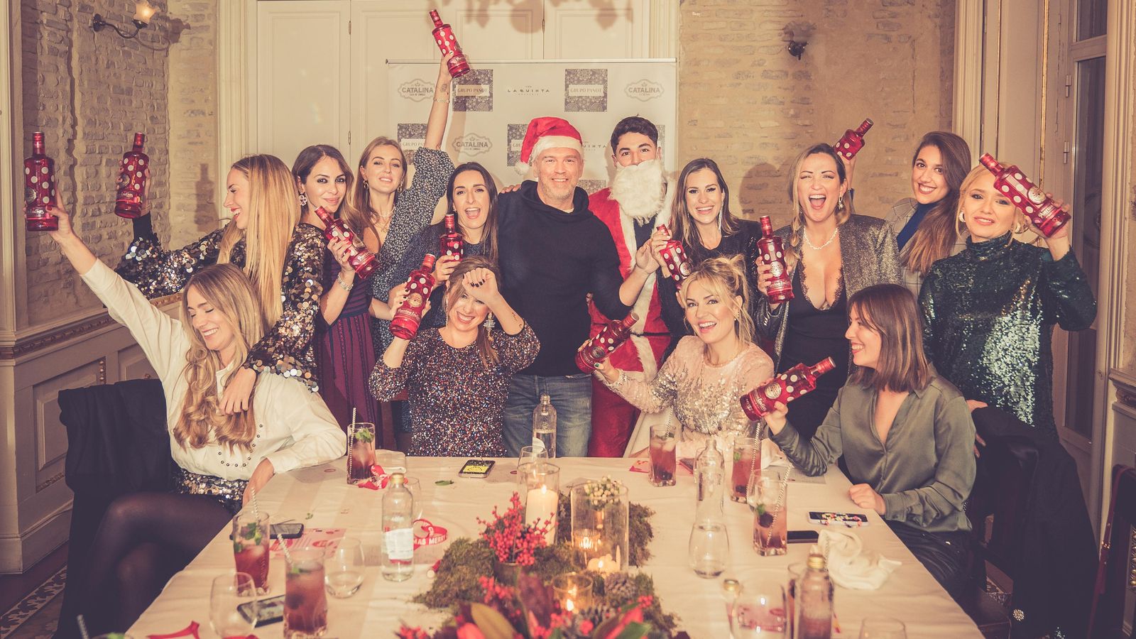 La última cena del CosmetikTrip, realizada en la Quinta Brasería.