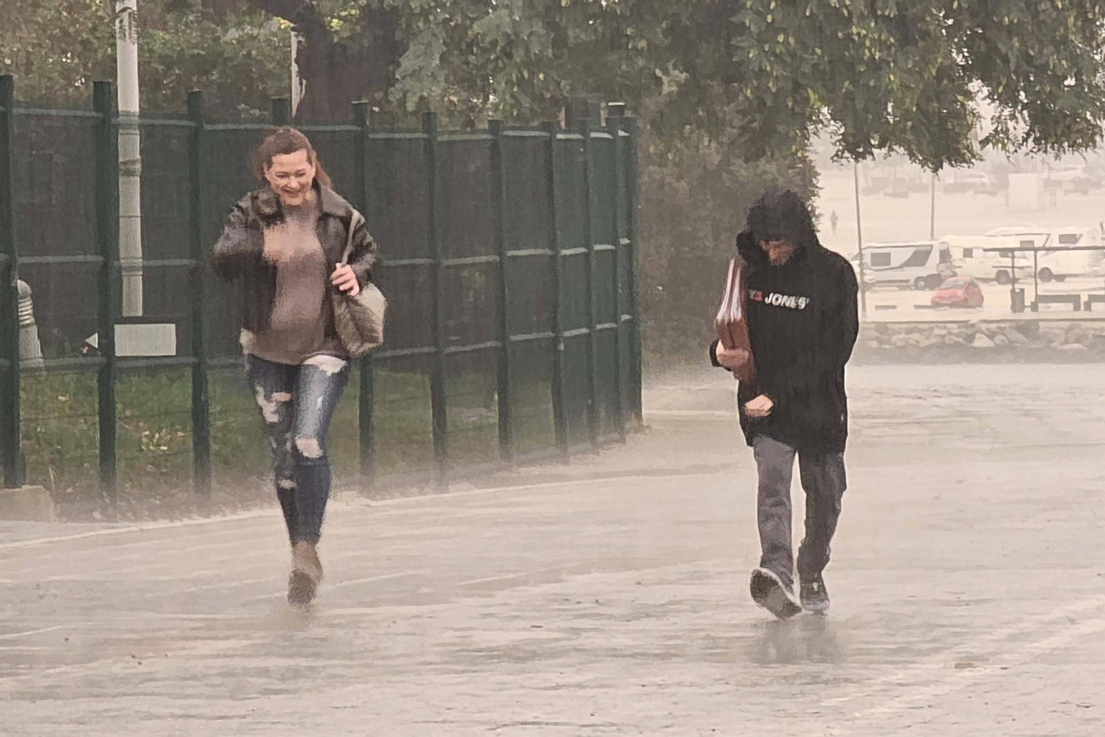 Las fotos del temporal de lluvia en el Campo de Gibraltar