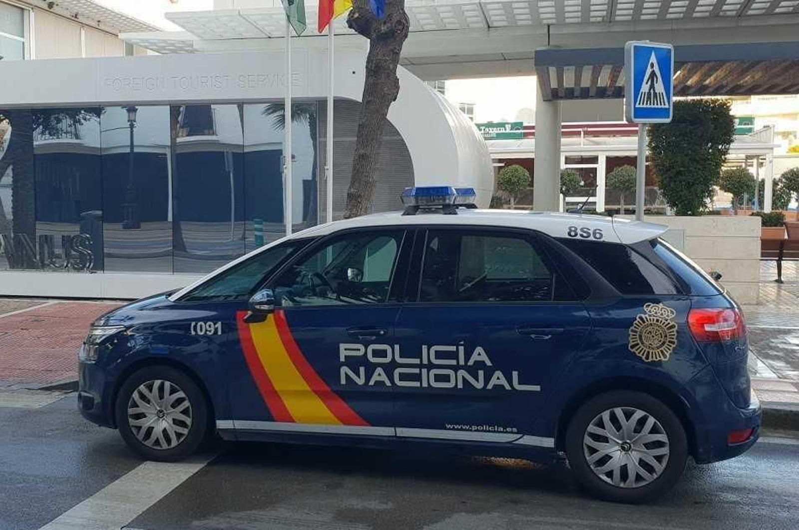 Un vehículo de la Policía Nacional Un vehículo de la Policía Nacional