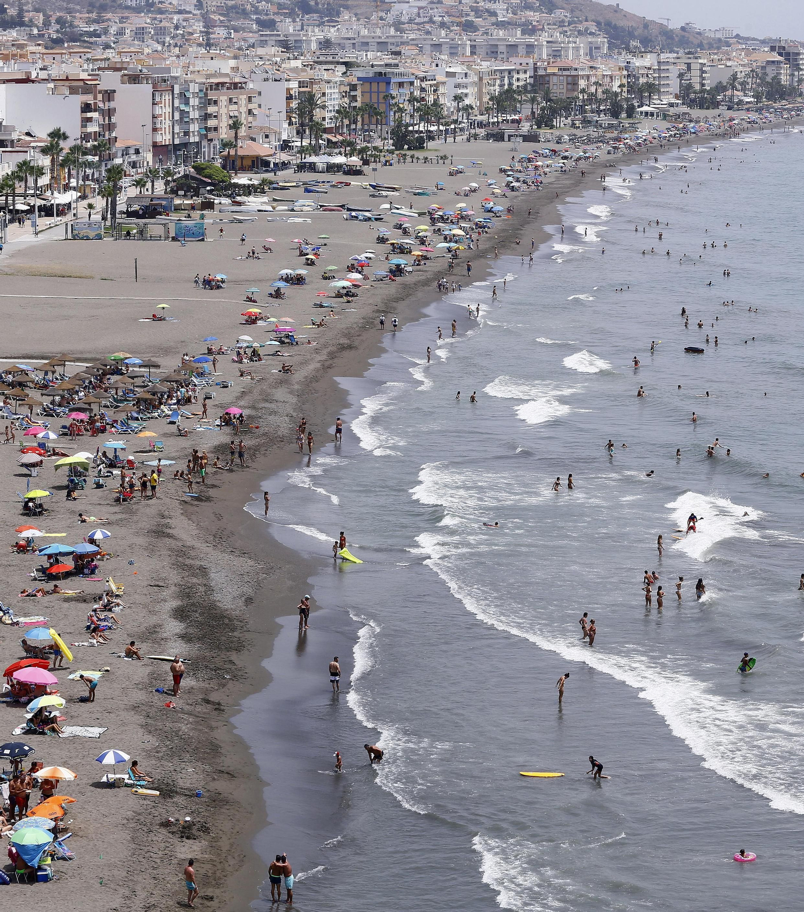 La costa de Rincón de la Victoria.