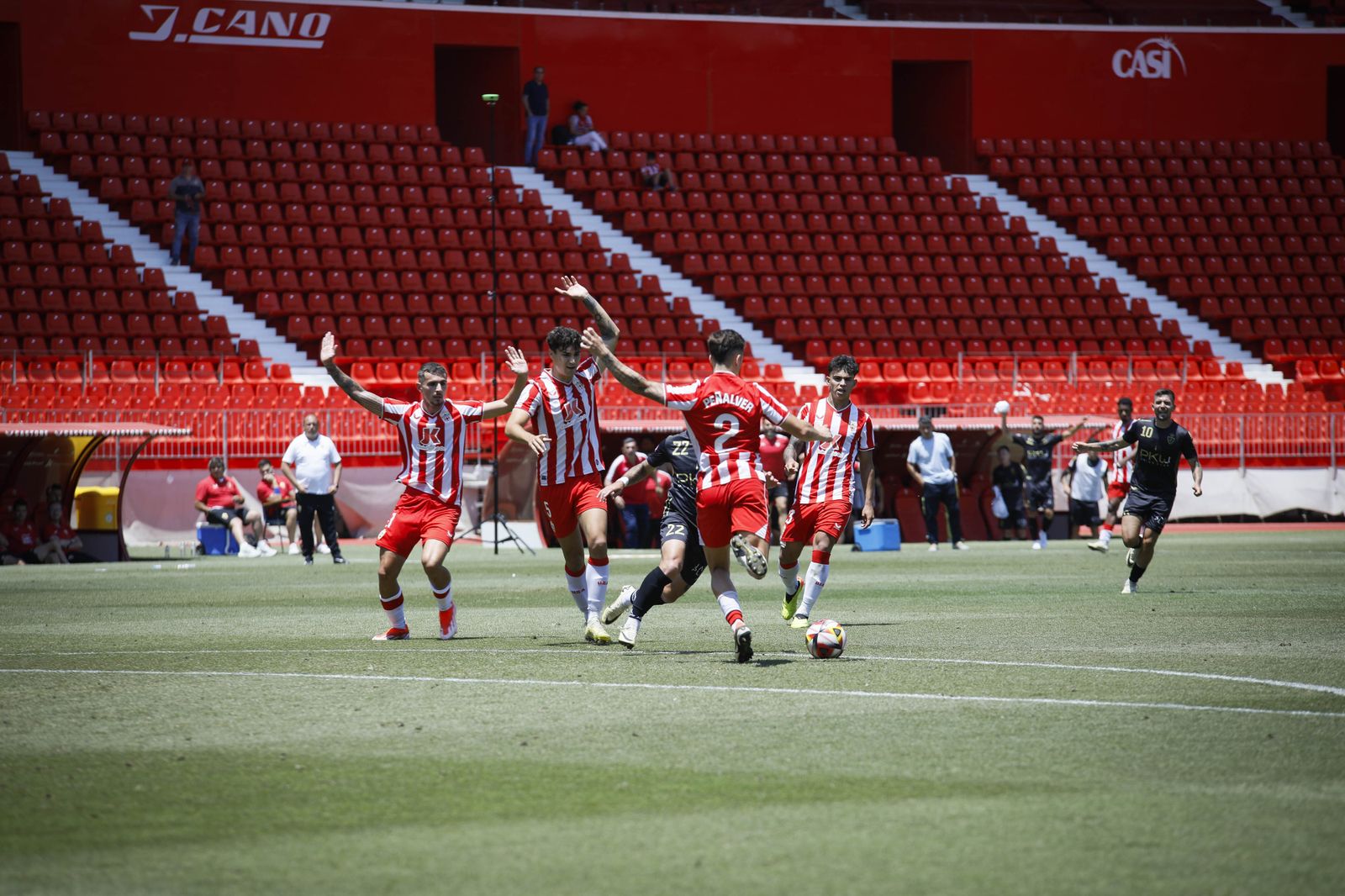 Imágenes del partido entre el Almería B y el Real Jaén