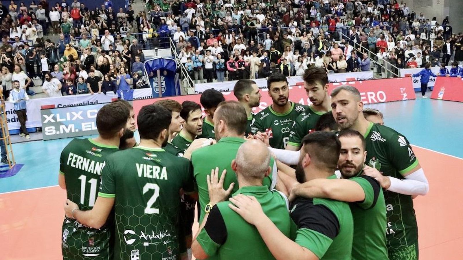 Los verdes se unen después del encuentro en esta final de la Copa del Rey.