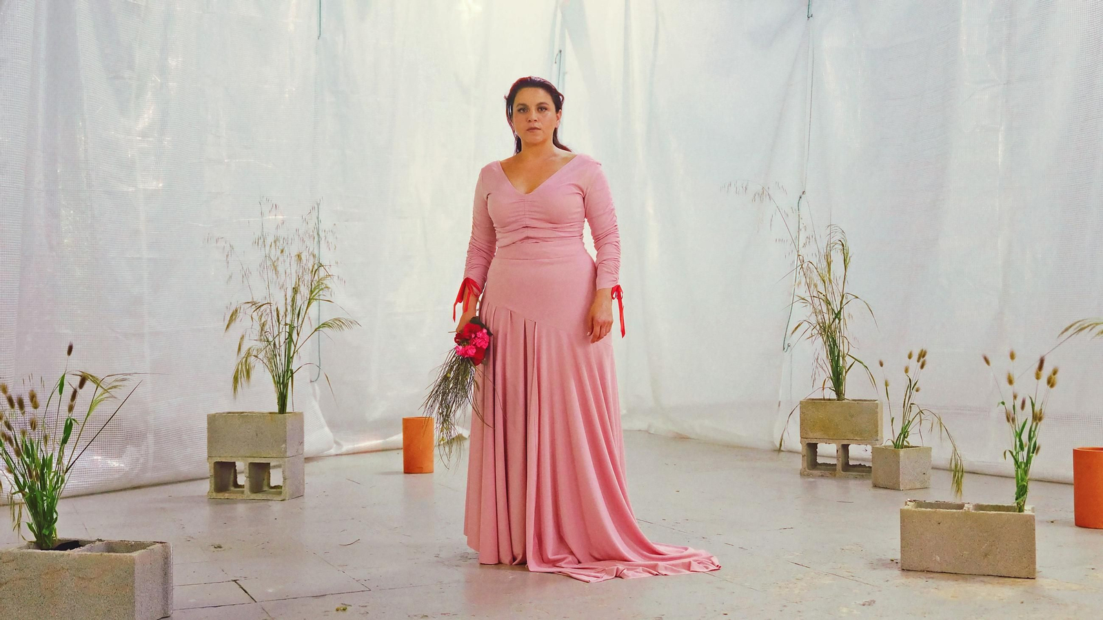 La bailaora María Moreno en un momento de 'Magnificat'