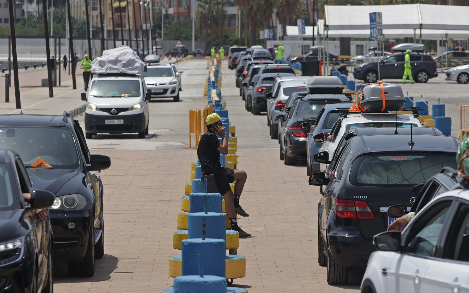 Fotos del primer domingo de agosto en la Operación Paso del Estrecho en Algeciras