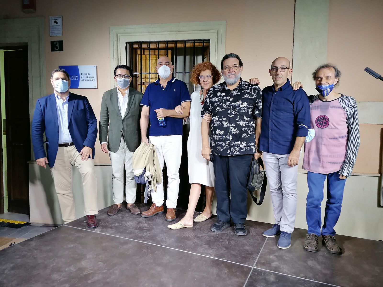 Francisco Alonso, Manuel Guzmán, Pablo Blanes, Carmen Rubio, Enrique Demetrio, Antonio Llanas y Juanma Cidrón.