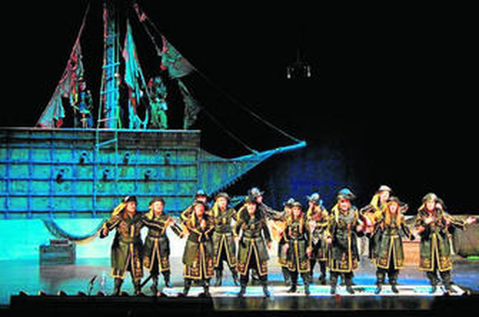 Comparsa 'La Condena' que tuvo una actuación sobresaliente.