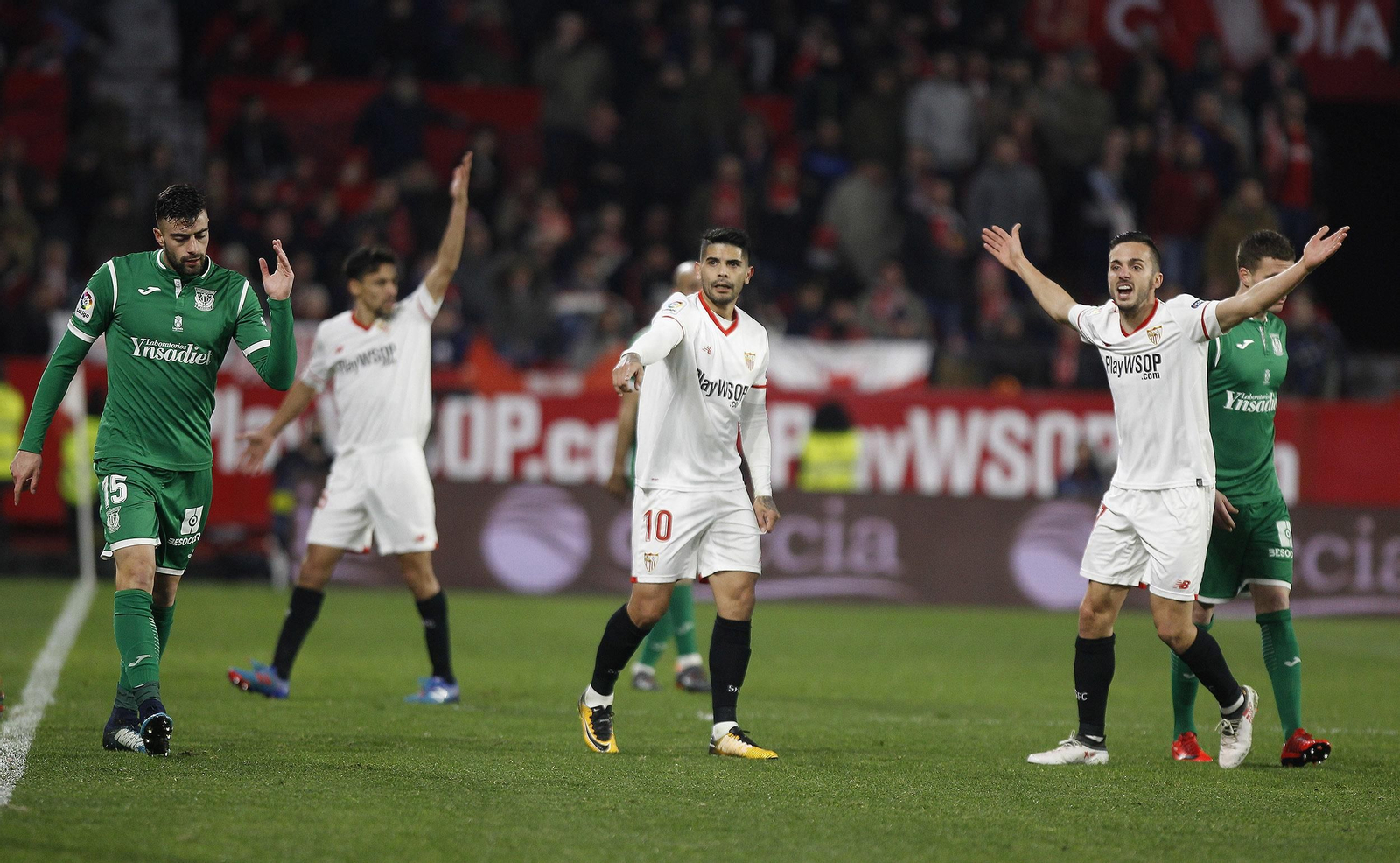 La semifinal de Copa entre Sevilla FC y CD Leganés, en imágenes