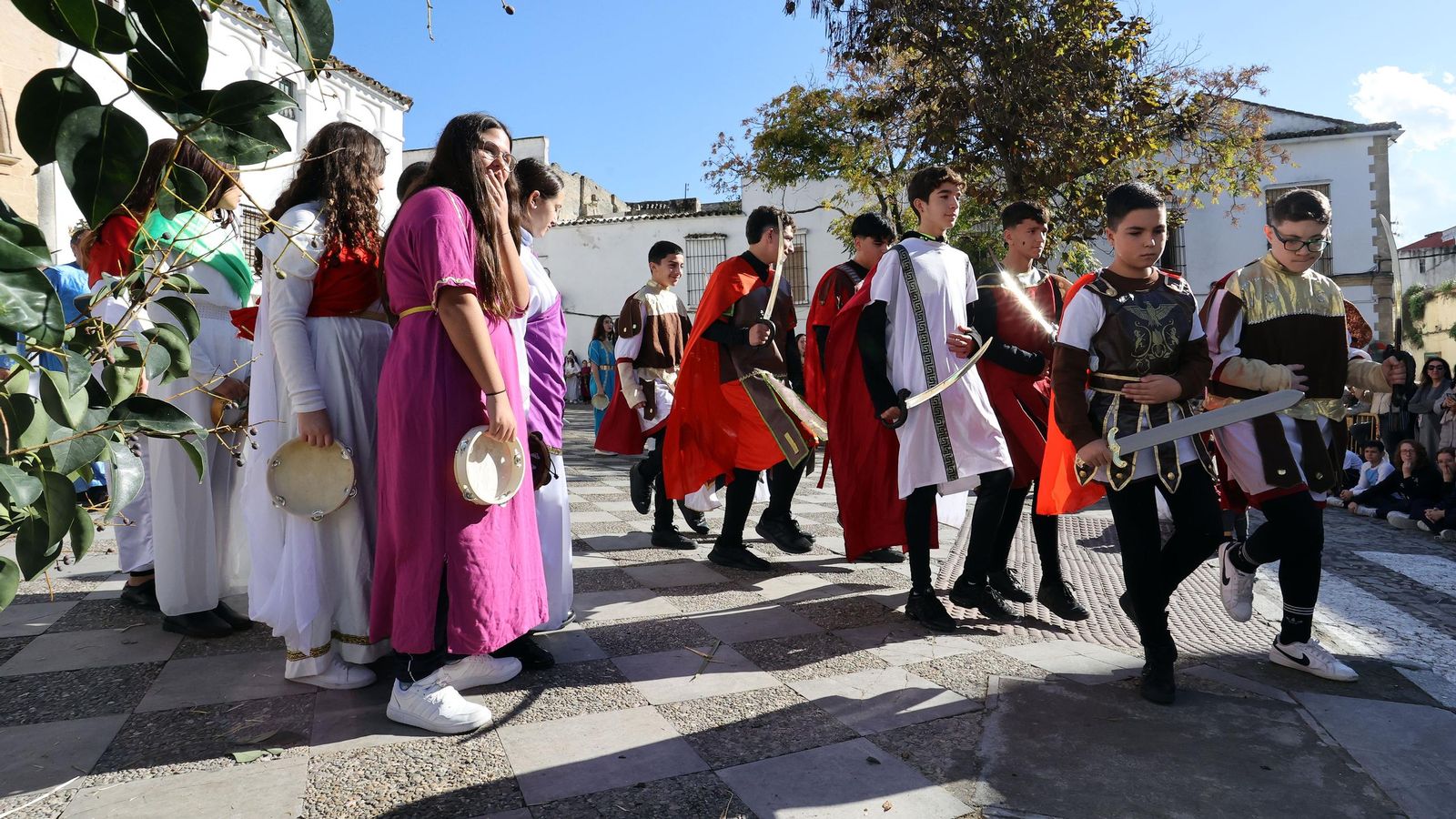 Imágenes del Belén Viviente de la plaza San Lucas en Jerez