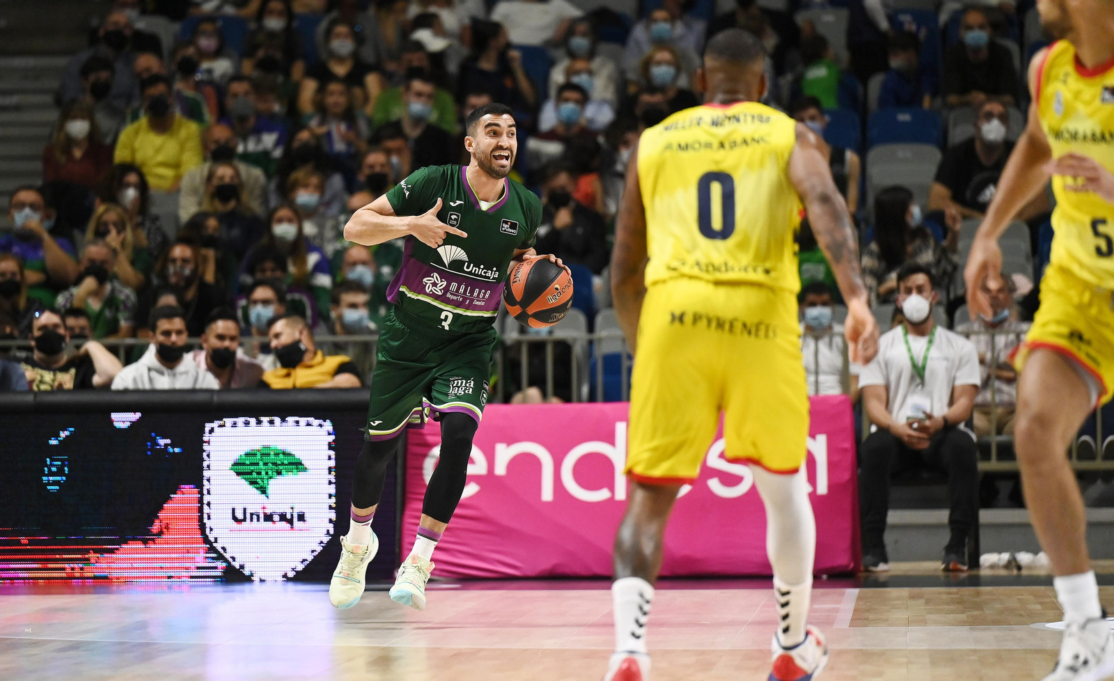 El Unicaja-Morabanc Andorra, en fotos