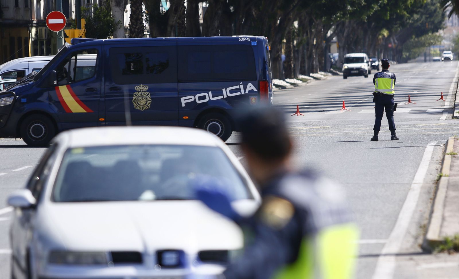 Coronavirus: Controles en las carreteras de Málaga, en fotos